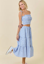 Flower Gingham Set