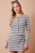 Taylor Stripe Cardigan