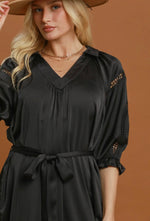 Satin Lace Midi
