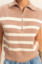 1/2 Zip Sweater Vest