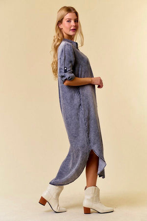 Tencel Shirt Dress