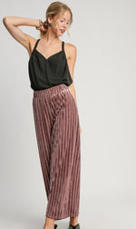 Velvet Stripe Pants