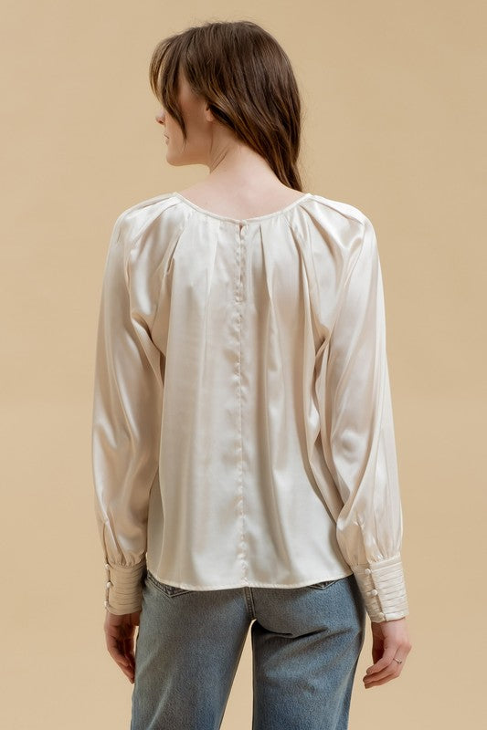 Bishop Sleeve Blouse