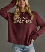 Wine Weather Sweater