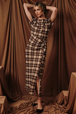 Rivers Plaid Midi Dress