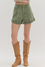 Roll-Up Hem Shorts