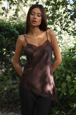 Selinne Satin Lace Cami