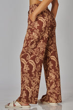 Natural Floral Pants