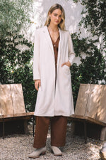 Faux Suede Duster