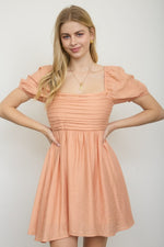 Pleated Bodice Dress
