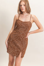 Paisley Twill Dress