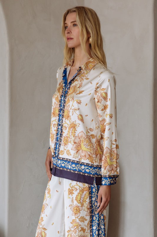 Bordered Blouse