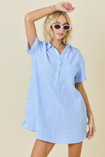 Striped Seersucker Dress