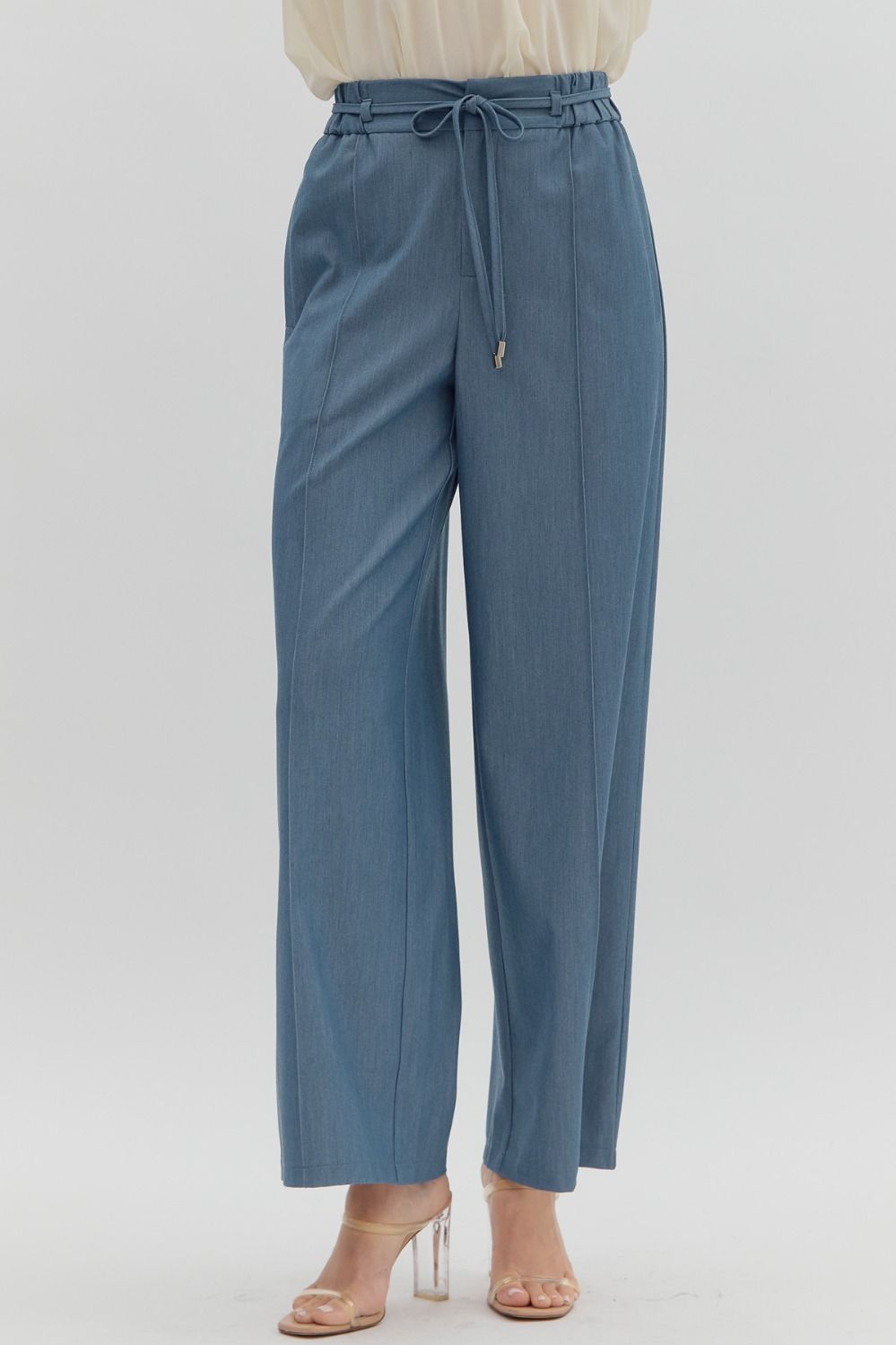 Pintuck Slacks