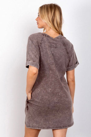 Washed Tee Dress