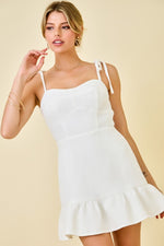White Tweed Dress