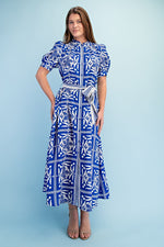 Scarf Print Midi