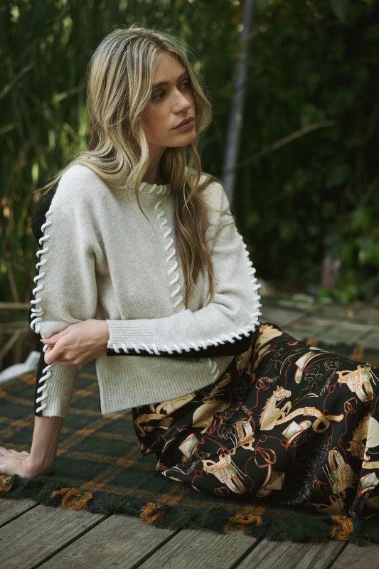 Whip Stitch Sweater