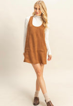 Suede Shift Dress