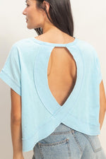 Cross Open-Back Top