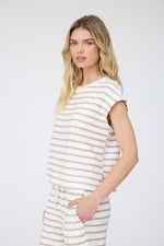 Stripe Round Neck Top