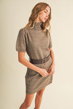 Belted Sweater Dress
