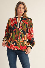 Mandarin Collar Top