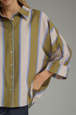 Striped Dolman Shirt