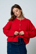 Exposed Seam Cardigan