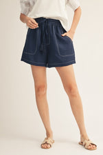 Stitch Detail Shorts