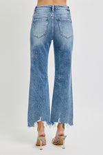 Sarah Distressed Crop Jean