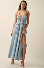 Denim Maxi Dress