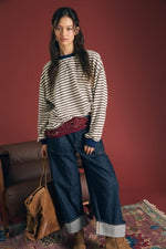 V Stitch Knit Top