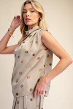 Stunning Polka Dot Top