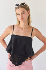 Scallop Eyelet Cami