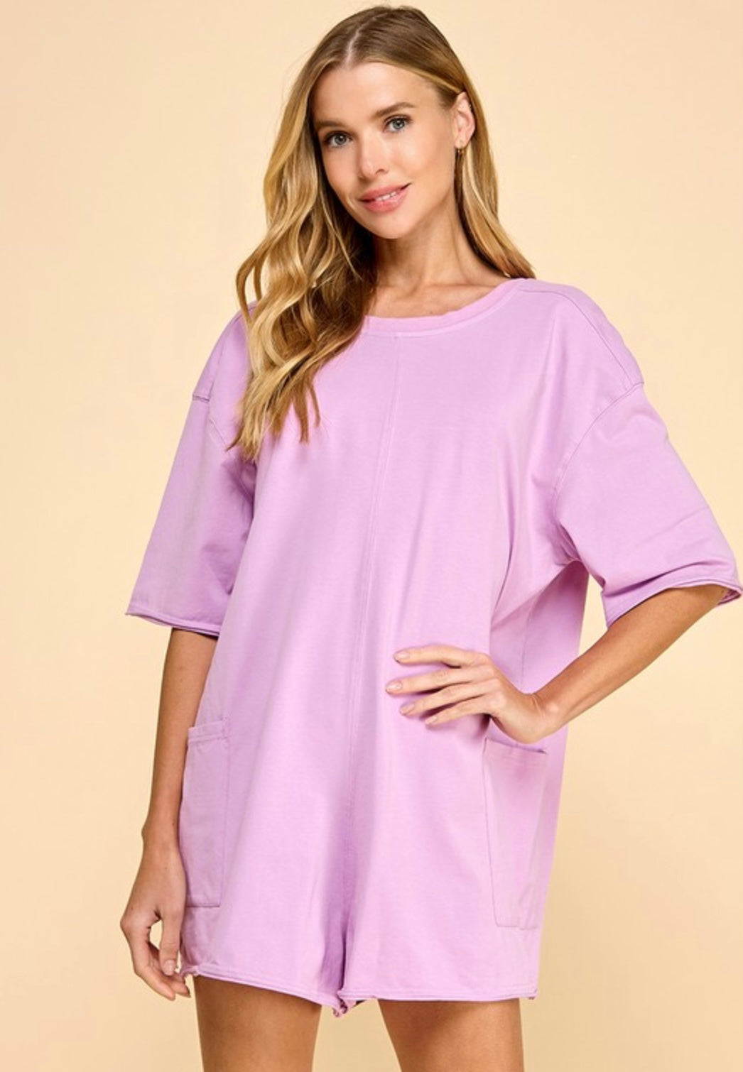 Lavender Romper