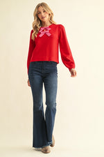 Bow Accent Sweater