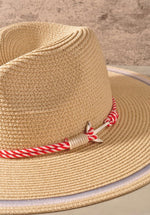Beige Sheer Brim Sun Hat