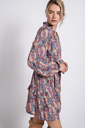 Flowy Paisley Dress