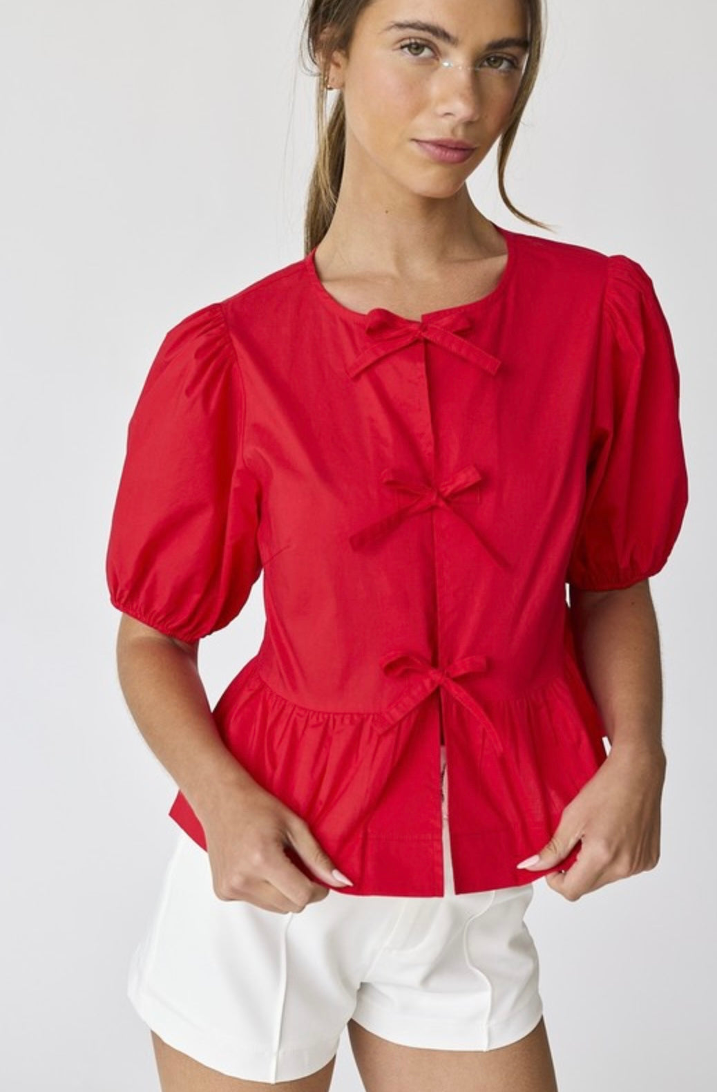 Hailey Bow Tie Blouse