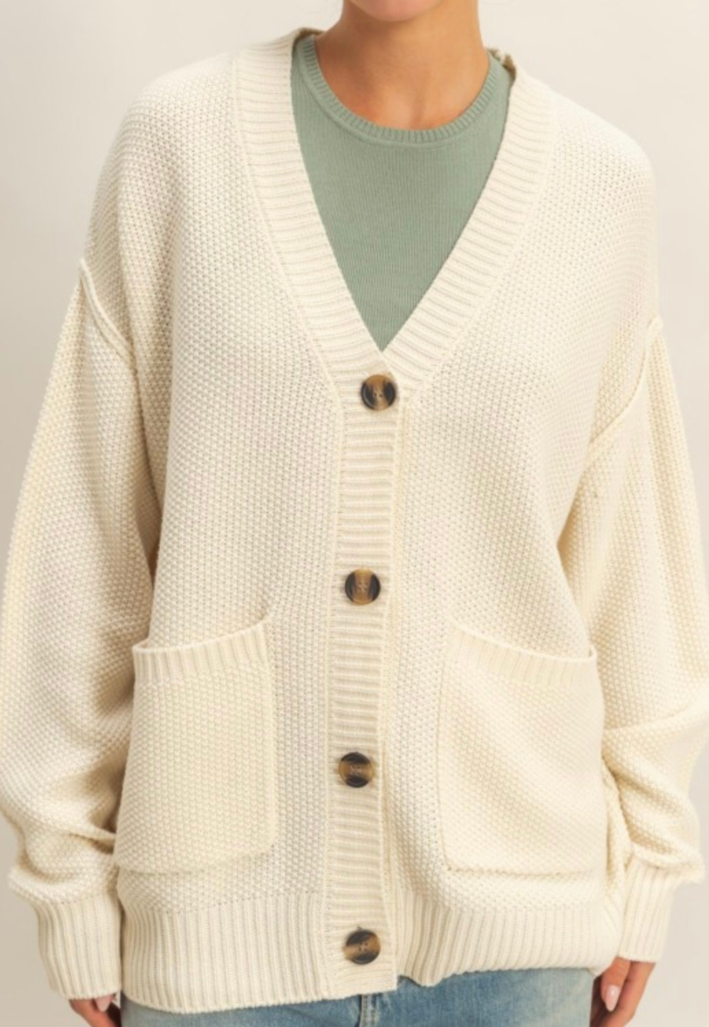 Charm Oversized Cardigan