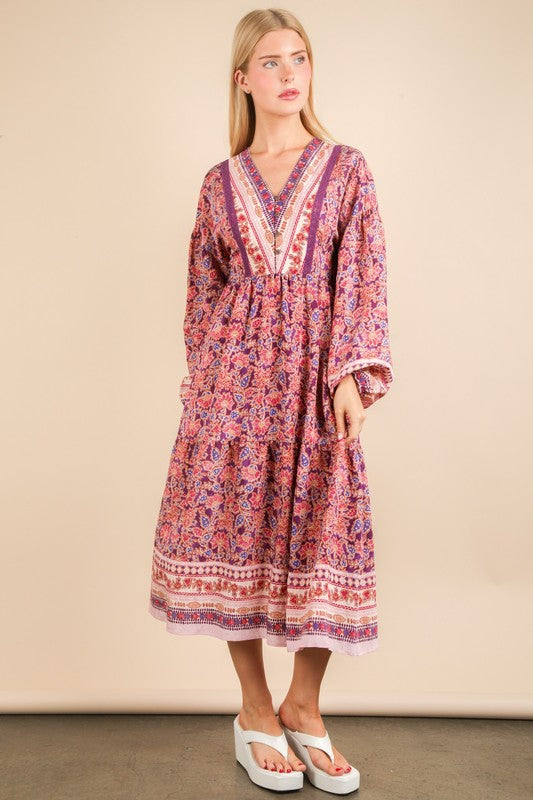 Bohemian Midi Dress