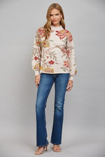 Floral Jacquard Sweater