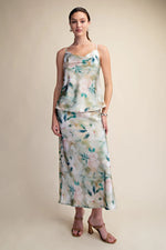 Watercolor Satin Cami