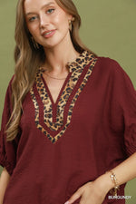 Leo Trim Blouse