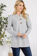 Cable Knit Henley