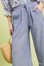 Linen Striped Pants