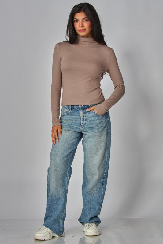 Greatest Mock Neck Top