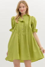 Pintuck Dress