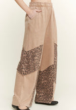 Mineral Wash Patchwork Pants